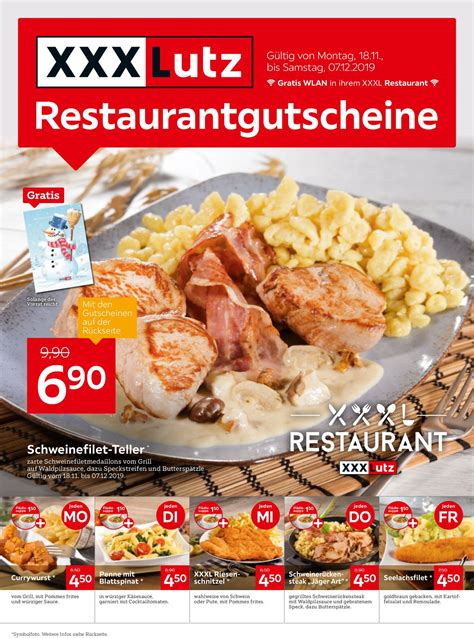 xxx essen|Aktuelle Speisepläne der XXXLutz